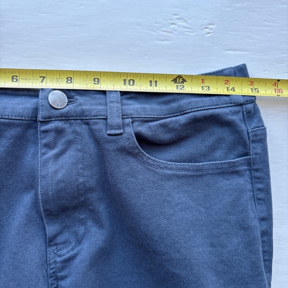 Pact Womens M Ankle Pant Organic Cotton Blue Straight Leg Stretch Sustainable - Picture 9 of 11